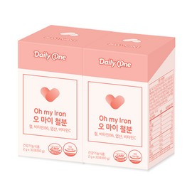 DAILYONE Daily One Oh My Iron Non-heme Iron High Content Iron Supplement 2g
