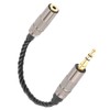 3.5 Male to 2.5 Female Adapter Portable Silver Plated Copper