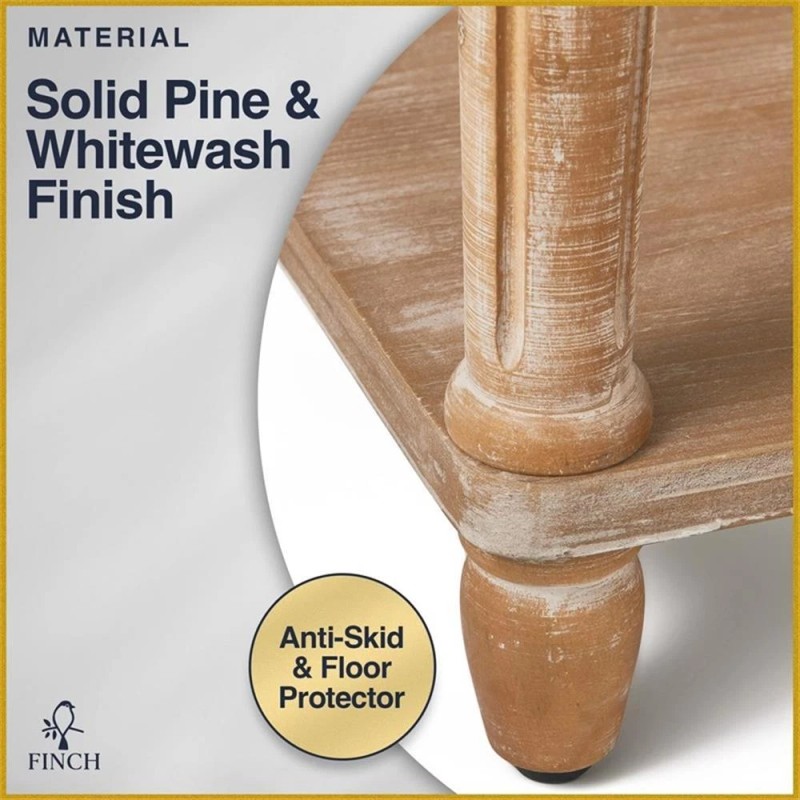 Finch Graydon Upholstered Bench Natural