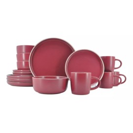 KASABLANCA Vajilla De Ceramica Vino 16 Piezas Moderna 4 Personas Kb-027