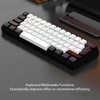 Denash Gaming-Tastatur- und Maus-Kombination, USB-C-Kabel-Tastatur-Maus, Mehrfarbiges Mechanisches Tastatur- und Maus-Set