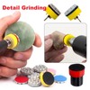 MiJunHD 1inch 25mm Mini Diamond Polishing Pad Set, 14PCS Different