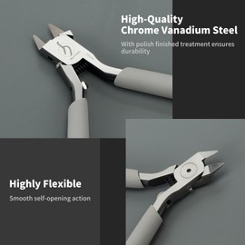 RUITOOL Model Nippers Tools for Model Builders to Repair and Fix Plastic Models, Ultra-thin Single Blade Nipper, 4.3inch Non-slip Grip Sprue Cutter for Plastic Model Building