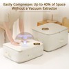 4 Pack Ultra Space Saving Self Compression Organizer Comforter Storage