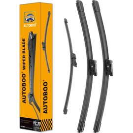 OEM Windshield Wiper Blade Replacement for VW Volkswagen Atlas 2018 2019 2020 20221 2022 2023 2024 Original Equipment All-Season Rear Wiper Blade Set 26+22+12 (Set of 3)