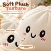 Dumpling Plush Pillow for Hugging & Decor – Soft Stuffed