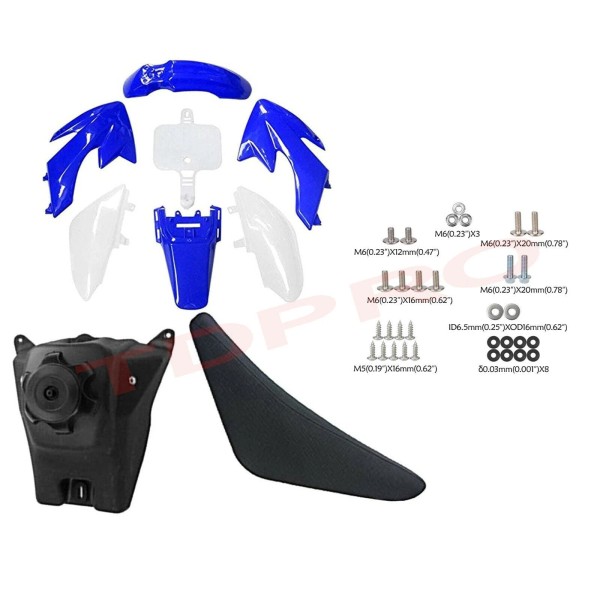 Unbranded/Generic Plastic Fender Kit Seat & Fuel Tanks for XR50
