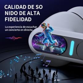 BNFU Auriculares inalámbricos, Gaming audífonos, Bluetooth 5.3, TWS, Control táctil Inteligente, Carga rápida y Larga duración de la batería, Game Music Modo Dual