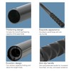 1.1m Invisible Selfie Stick Aluminum Alloy 5 Section Selfie Stick