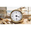 Valuegist Brass Nautical 4.5in Wall Clock, Wall Hanging Boat Using
