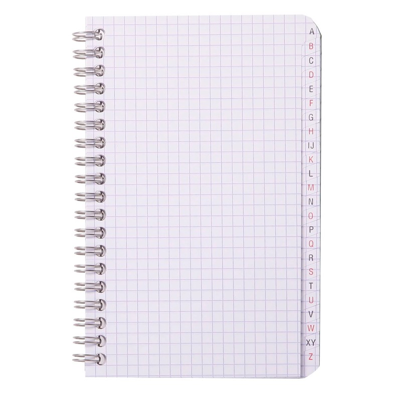 Clairefontaine Calligraphe 241C Vocabulary Book / Address Book with Spiral