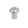 Sourcingmap 100pcs M4 x 6mm Aluminum Half Round Head Solid