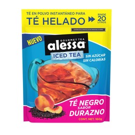 Té Helado Negro Alessa Durazno 160 g