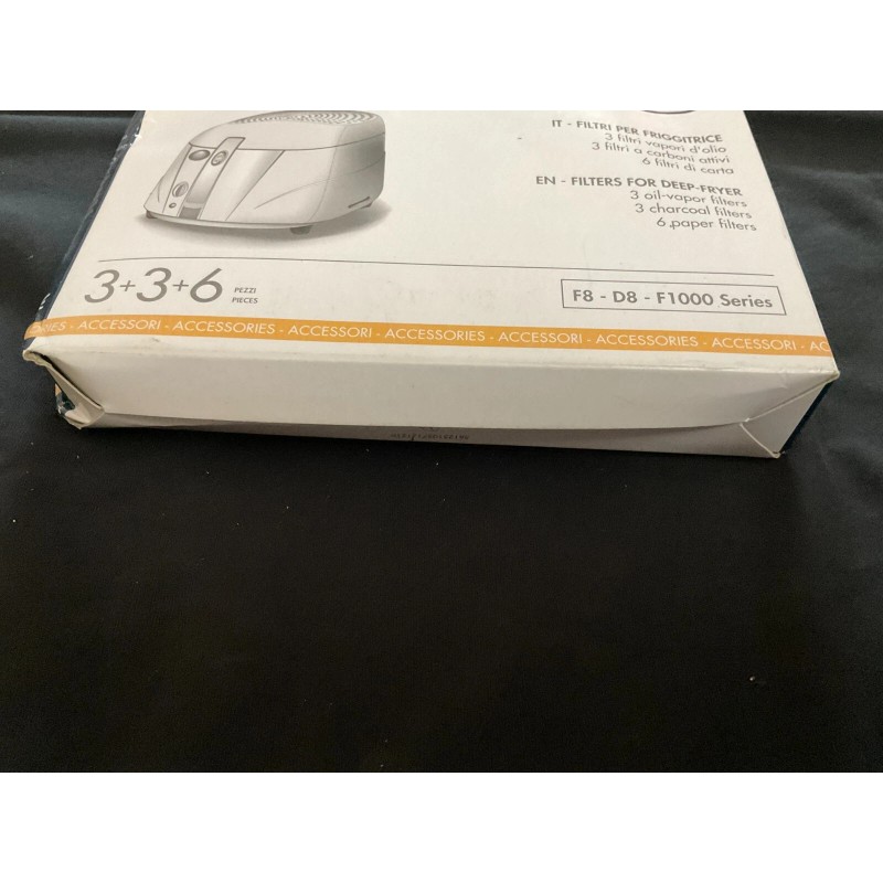 De'Longhi DeLonghi Deep Fryer Filter 12 Pc (3 Oil-vapor/3 Charcoal/6