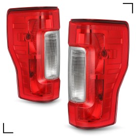 BRYGHT-88 For 2017 2018 2019 Ford F250 F350 Super Duty Pair Tail Lights Brake Lamps LH RH