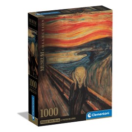 Clementoni 39791 Italy Museum Collection-The Scream-1000 Pieces Adult Art, Puzzle Pictures, Famous Paintings, Made in Italy, Multi-Colour