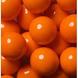 Bayside Candy 1" Large Gumballs - Colored Gumball Collection - Orange 2LB