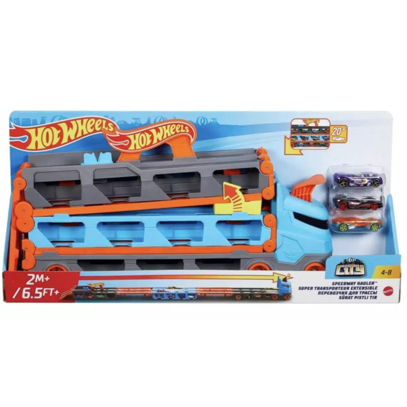 Hot Wheels Speedway Hauler Storage Carrier Toy New With Tag