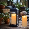 ANGELLOONG 9" x 4" Large Flameless Candles with Remote, Battery