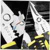 SHINEOFI 1Pc Professional Wire Nipper Multifunction Wire Stripping Plier Durable