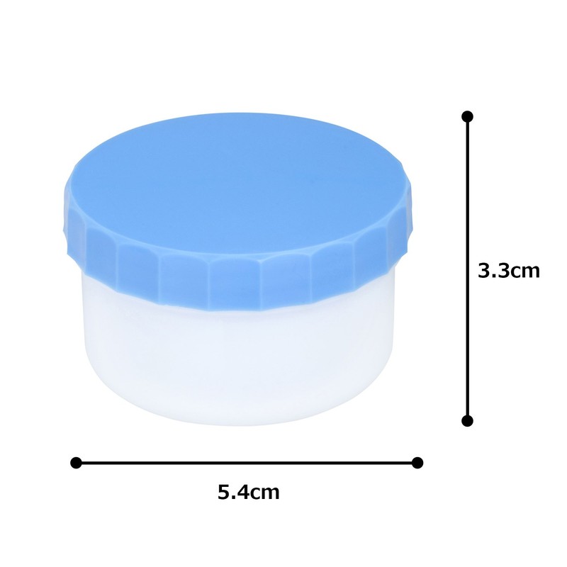 KAM Chemical 0-8173-05 Plastic Softener Jar (Deep Type, Unsteriled), 1.9