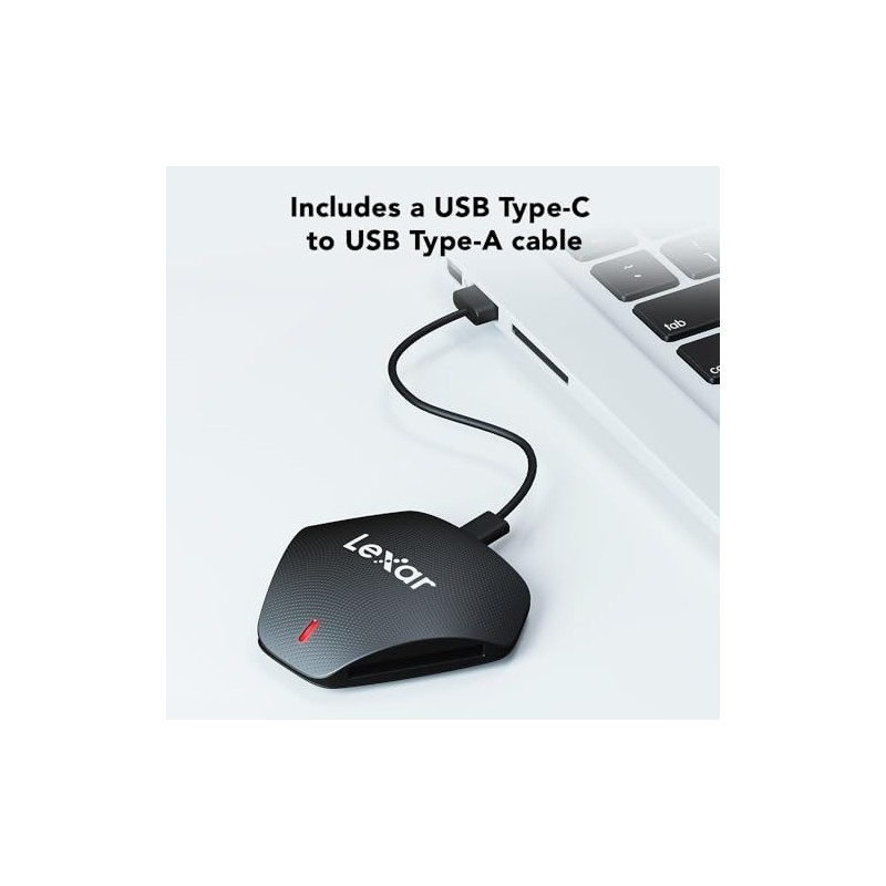 Lexar Professional Lector 3 en 1 USB 3.1 Multi-Tarjeta, Compatible