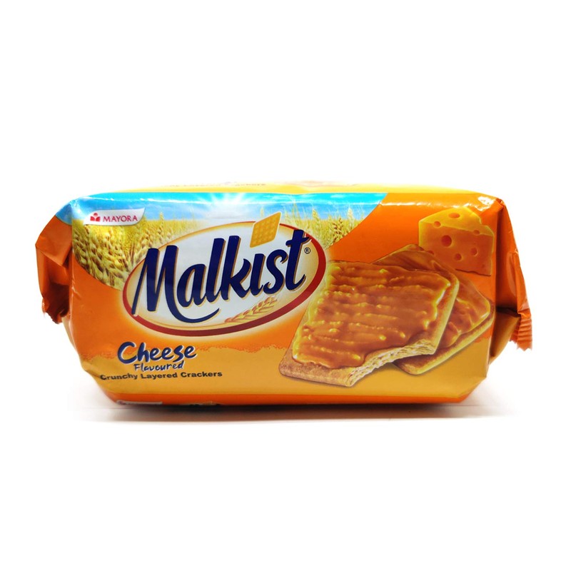 Malkist Crunchy Layer Crackers - Cheese, 138g
