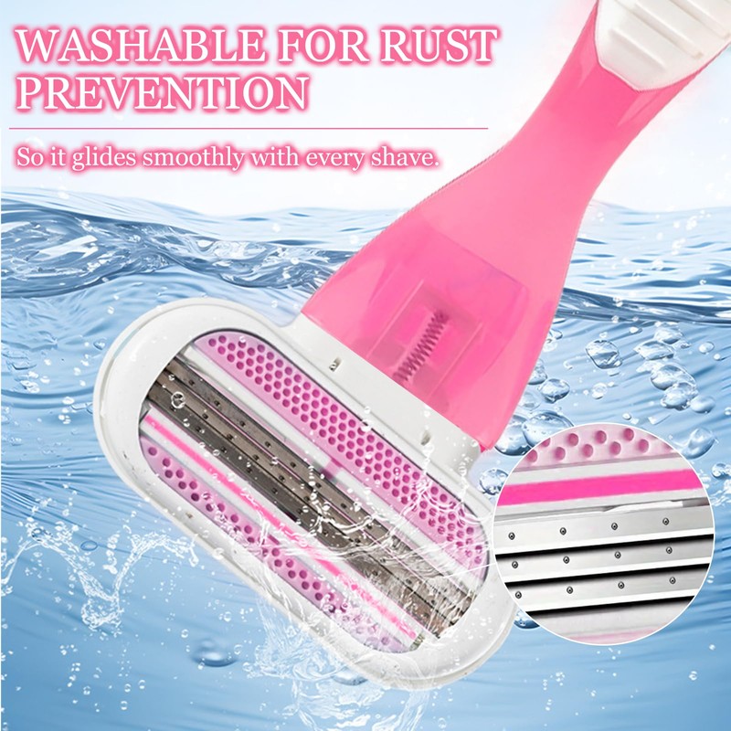 Pack of 8 Replacement Blades, Women's Razor, Razor Blades for