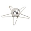 Coffee Cooling Tool with Reusable Metal Ice Sphere Stainless Steel