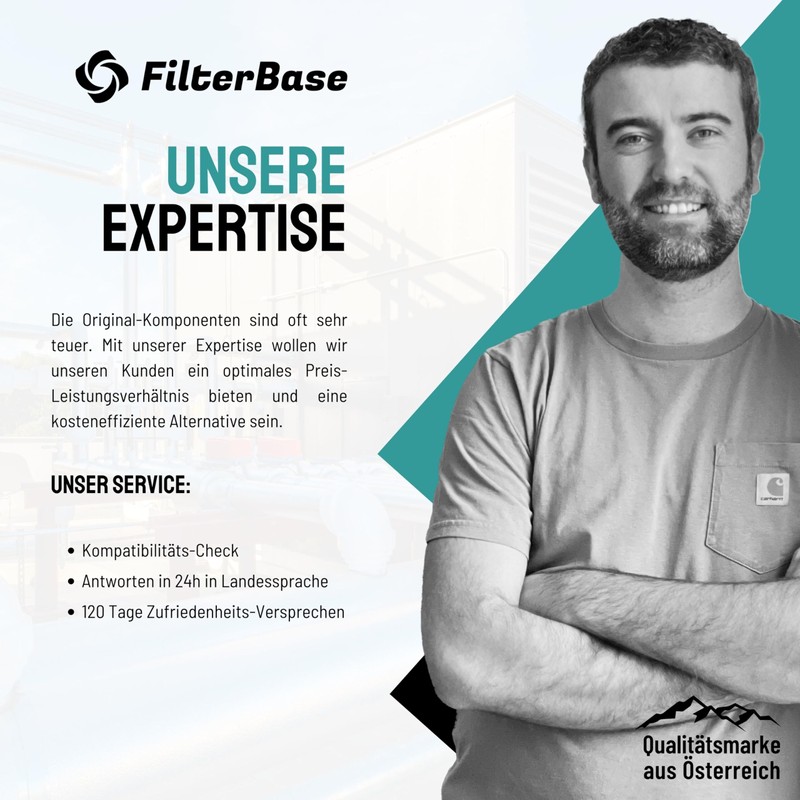 FilterBase® Aktivkohlefilter 2 Stück für Miele DKF 31-P | Passend