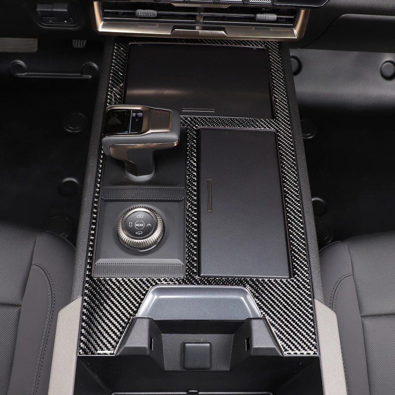 Carworld66 For Hummer EV 2024+ Carbon Fiber Interior Center Control