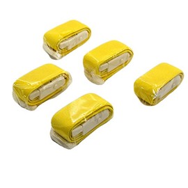 Pack of 5 Quality Valuemed® Yellow Medical Tourniquet Woven Non Pinch Latex Free Quick Release (Five)