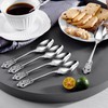 KEAWELL Luxurious 5.1-Inch Espresso Spoons Set - 6 Pieces -