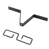 Gutter Clip for Rain Chain Iron V Shaped Drain Pipe