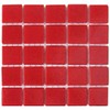 D 95 Molten Red - 3/4" Glass Tile - 1/2