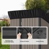 5x3Ft Outdoor Storage Shed Cover & Metal Garden Shed Cover