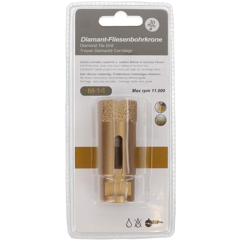 Prodiamant PDX829,025 Premium Diamond core tile M 14–30 MM gold,