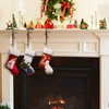 Randfooy Christmas Stocking Holders Set of 4, Mantel Hook Hangers