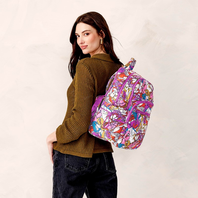 Vera Bradley Featherweight Large Bancroft Backpack, Flutter