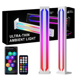 MIHEAL Smart LED Light Bars, Metal Aluminium Housing with App Control and Music Sync Rhythm Mode, Warm Mood Lighting for Desktop Gaming, PC, TV, Room Decoration