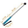 Generic Extendable Handheld Selfie Stick for Cellphones - Blue