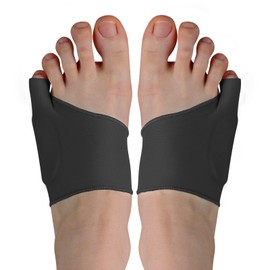 WooTshu Tailor Bunion Corrector Pads for Pinky Toe Relief, Relieve Bunion Pain, Little Toe Separator, Overlapping, Soft Silicone Gel Bunion Pad with Anti-Slip - Anti-Slip and Comfortable(Black 2-Pack) (Medium)