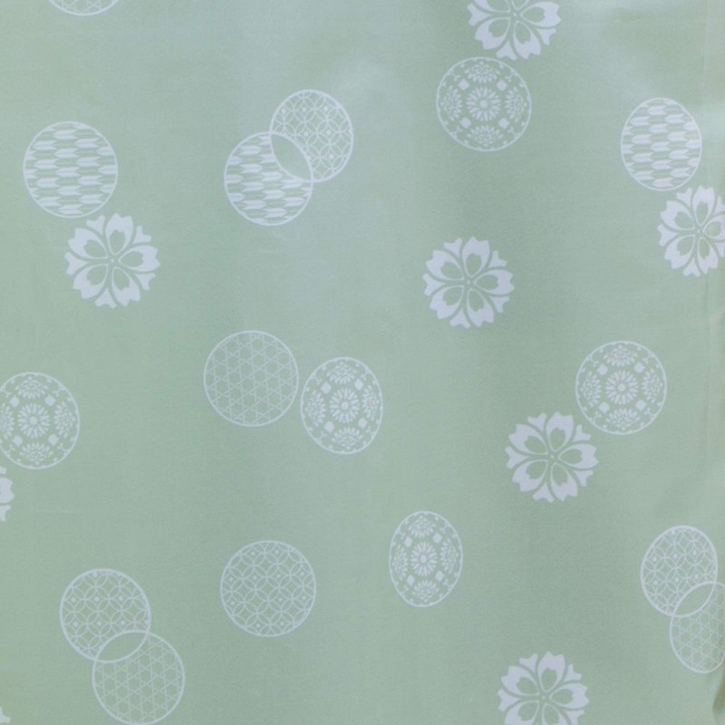 Astro 613-45 Duvet, Drawstring Bag, Single Size, Green, Japanese Modern