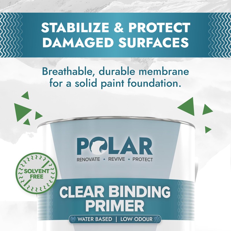 Polar Clear Binding Primer - 84 Fl Oz - High-Adhesion