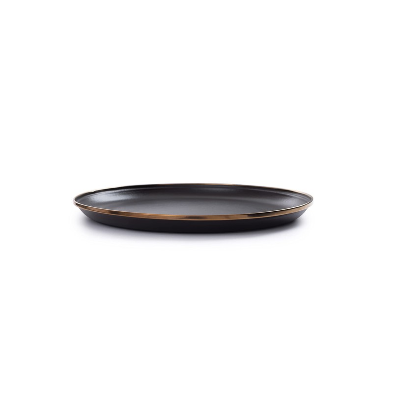 BAREBONES Enamel Plate, Set of 2, Plate (11.0 inch (27.9