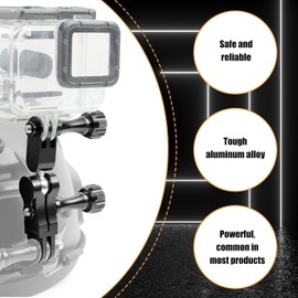 Hsthe Sea Ball Joint Mount for Gop 360° Rotatable Swivel Arm Ball Joint Mount for GoPro Hero 11 10 9 8 7 6 5 4 Sjcam Yicam and Other Action Cameras