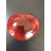 G.I.I Natural Red and Orange Carnelian Agate, Puffy Heart, Healing