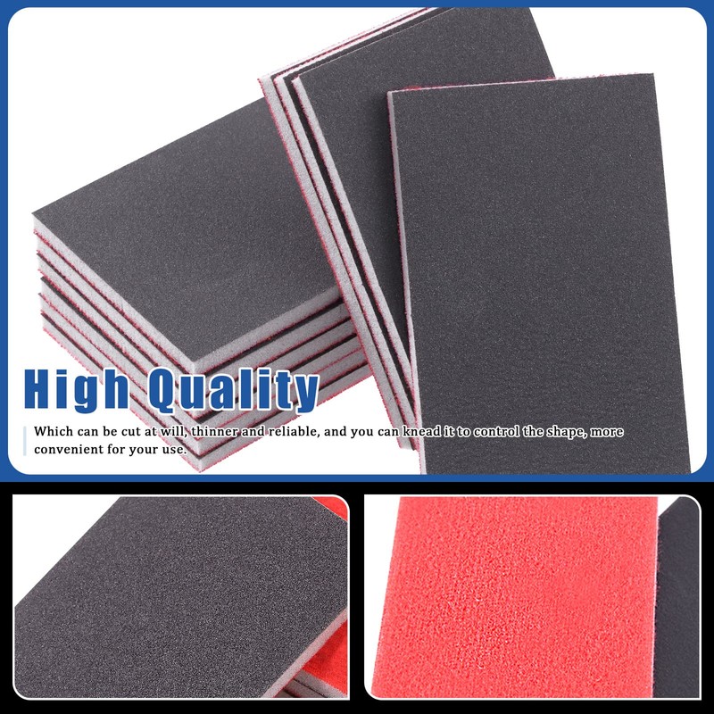 Glarks 21Pcs 320-400 Grits Sanding Sponge Sanding Pads Sanding Blocks