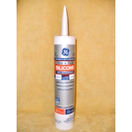 GE White Tub and Tile 100% Silicone Caulk - 10.1 oz  New
