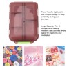 Container, Box Tight Sealing 10 Compartments for Travel (Purple)